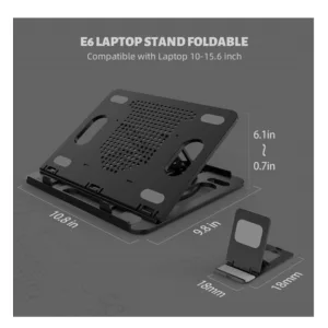 پایه نگهدارنده لپ تاپ آیس کورل مدل E6