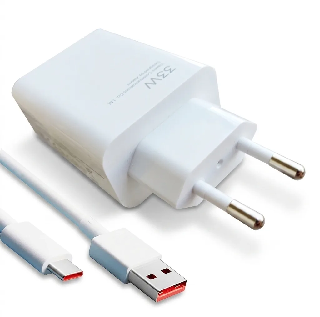شارژر دیواری شیائومی مدل Poco X3 pro به همراه کابل تبدیل USB-C