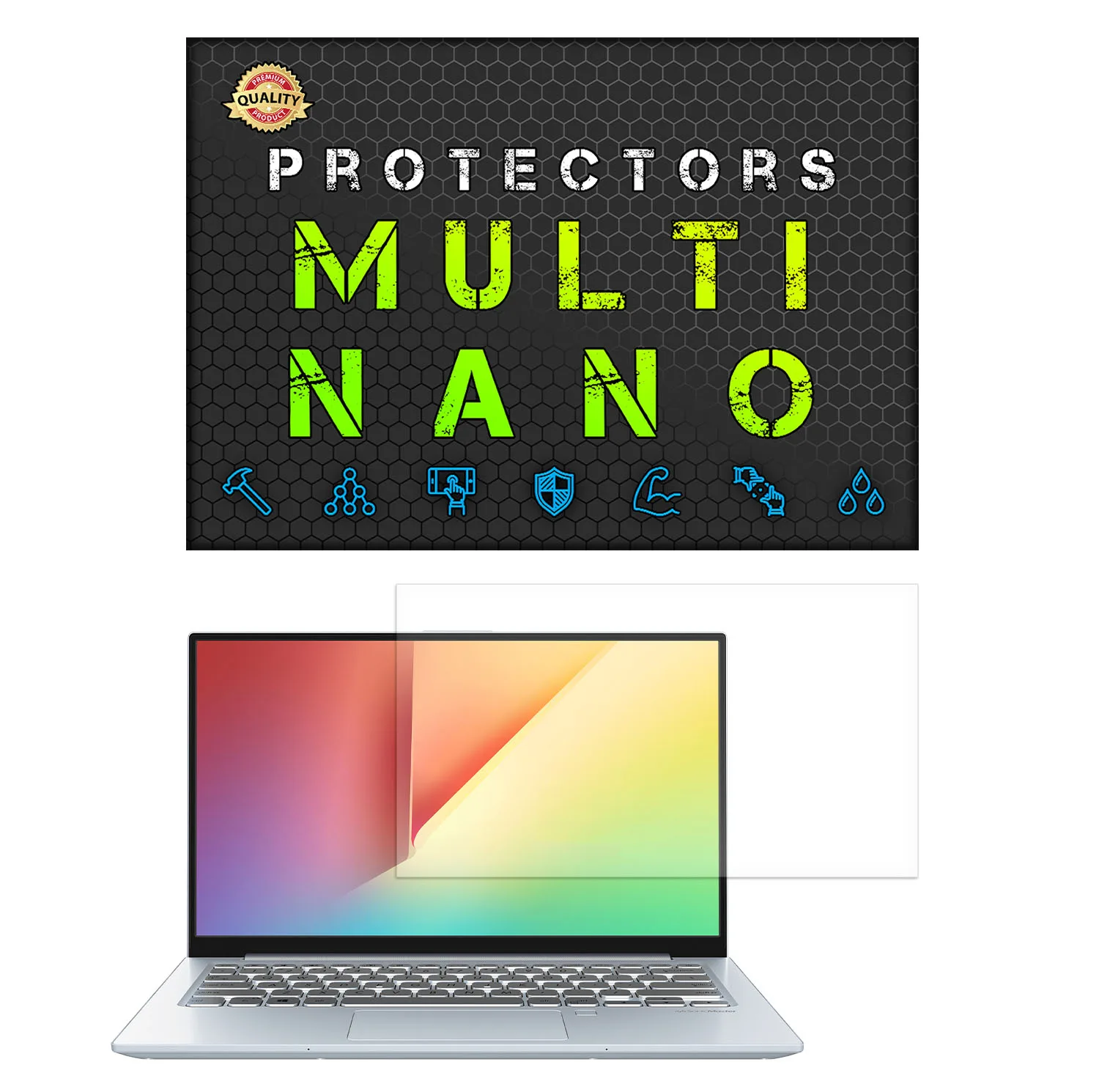 محافظ صفحه نمایش مات مولتی نانو مدل X-S1M مناسب برای لپ تاپ 15.6 اینچ