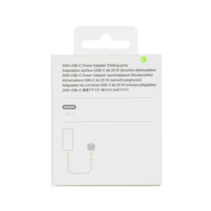 شارژر دیواری 20 وات مدل B/A به همراه کابل لایتینگ