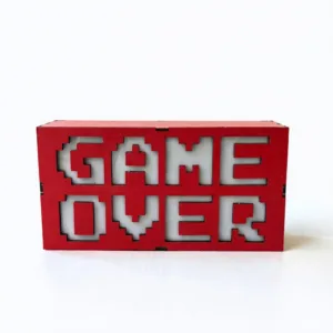 لایت باکس گیمینگ مدل R - GAME OVER