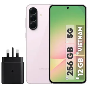 گوشی موبایل سامسونگ مدل Galaxy A56 دو سیم کارت ظرفیت 256 گیگابایت و رم 12 گیگابایت - ویتنام - به همراه شارژر 45 وات سامسونگ