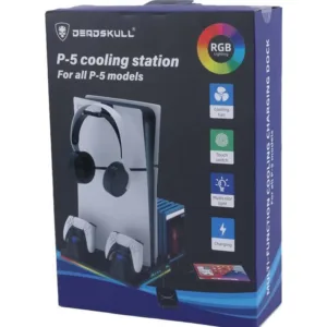 پایه فن و شارژر دسته پلی استیشن 5 دداسکول مدل DS-MZ8043 RGB