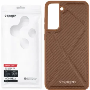 کاور اسپیگن طرح چرمی مدل 001 مناسب برای گوشی موبایل سامسونگ GALAXY S21 FE
