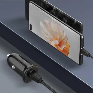 شارژر فندکی 30 وات الدینیو مدل LD-C106 به همراه کابل تبدیل USB-C