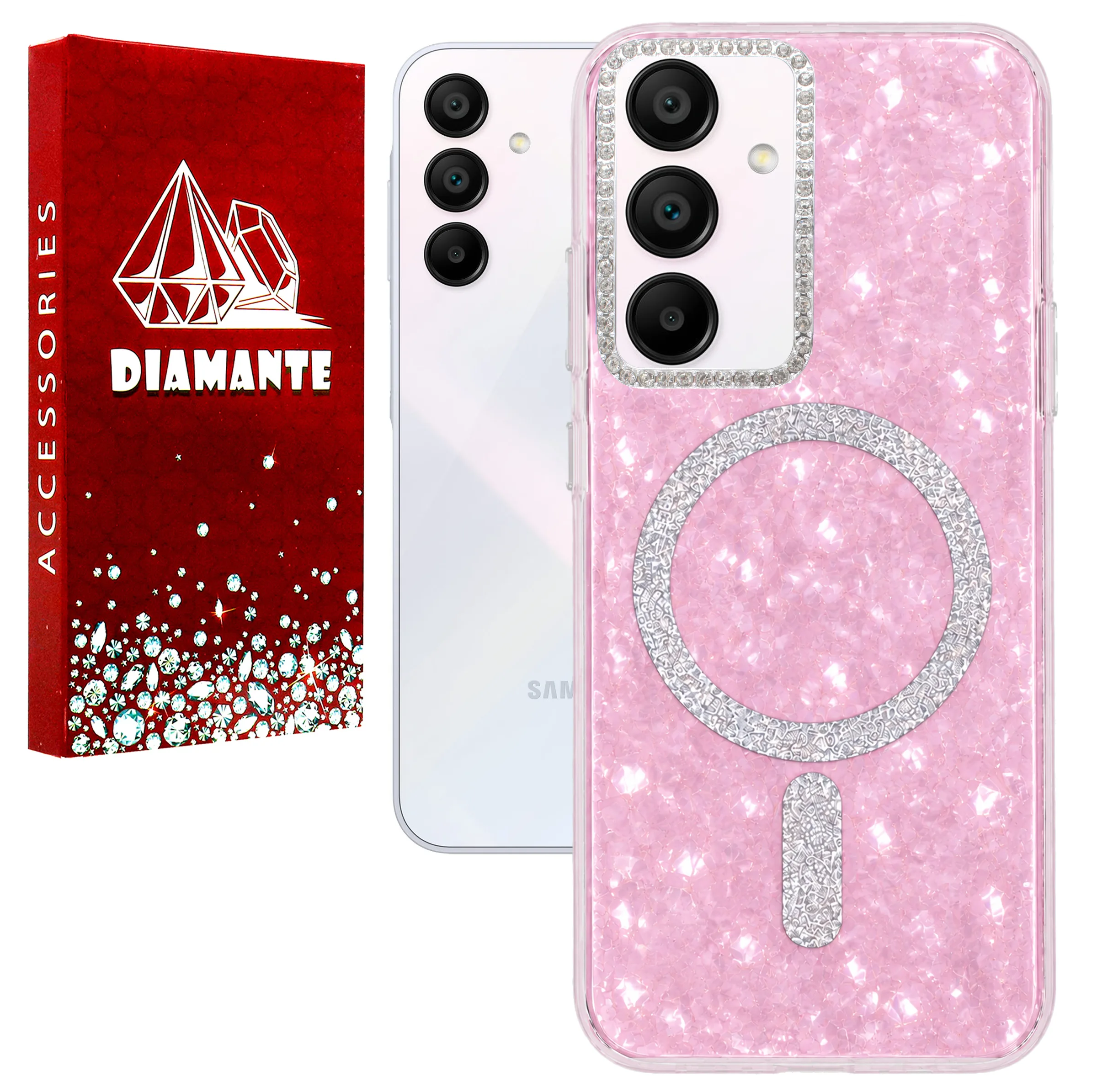 کاور دیامانته مدل Glitter Rd مناسب برای گوشی موبایل سامسونگ Galaxy A54