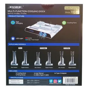 پایه خنک کننده پلی استیشن 5 PS5/SLIM/PRO دابی مدل TP5-0599B