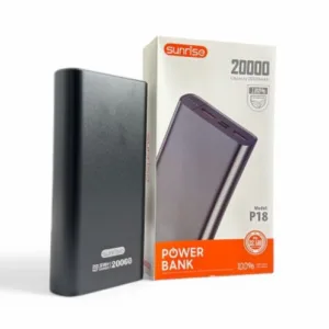 پاور بانک سانرایز مدل P18 ظرفیت 20000 میلی آمپر ساعت