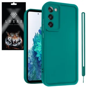کاور لوکسار مدل s20fe -Puffer band مناسب برای گوشی موبایل سامسونگ Galaxy S20 FE به همراه بند آویز