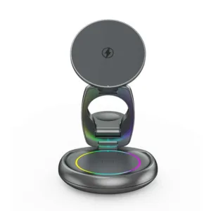 شارژر رومیزی 15وات مدل LFX-208 3in1 Wireless charger