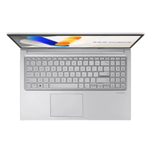 لپتاپ ایسوس مدل Vivobook 15 F1504VA-NJ824 با پردازنده Core i7-1355U، رم DDR4 16GB با فرکانس 3200MHz، حافظه SSD با ظرفیت 1TB، نمایشگر 15.6 اینچ TFT با وضوح Full HD، دارای نور پسزمینه کیبورد و حسگر اثر انگشت