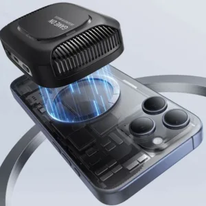 شارژر رومیزی 15 وات بیسوس مدل 15W Wireless Charger Magnetic Phone Cooler
