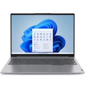لپ‌تاپ 16 اینچی لنوو ThinkBook 16 G6 IRL با پردازنده Core i3-1315U، رم 8 گیگابایت DDR5، حافظه SSD با ظرفیت 512 گیگابایت، نمایشگر IPS با وضوح WUXGA، حسگر اثر انگشت و وبکم FHD