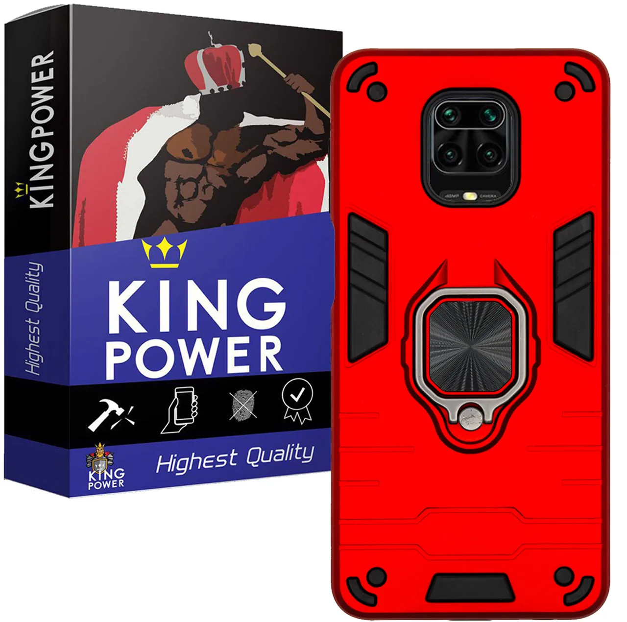 کاور کینگ پاور مدل ASH22 مناسب برای گوشی موبایل شیائومی Redmi Note 9S / Note 9 Pro / Note 9 Pro Max