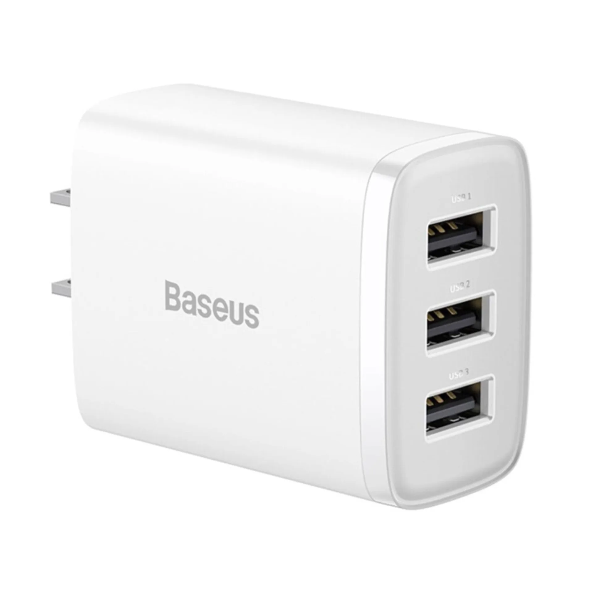 شارژر دیواری 17 وات سه پورت بیسوس مدل Compact 3U 17W CN