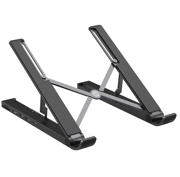 پایه نگهدارنده لپ تاپ و هاب 6 پورت یوگرین مدل CM359-80551