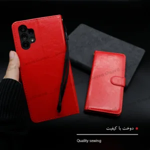 کیف کلاسوری گرین گارد طرح چرمی مدل Landing مناسب برای گوشی موبایل سامسونگ Galaxy A51 به همراه بند آویز