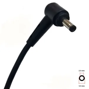 شارژر لپتاپ دابل ام 19 ولت 3.42 آمپر مدل ADP-65W rectangle