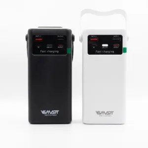 پاوربانک 22.5 وات وی اسمارت مدل VS-539 ظرفیت 30000 میلیآمپرساعت به همراه سه کابل Micro USB، USB-C و لایتنینگ