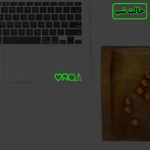 استیکر لپ تاپ مدل شب نما کد CK بسته دو عددی