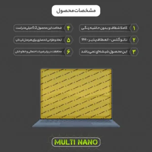 محافظ صفحه نمایش شفاف مولتی نانو مدل X-S2N مناسب برای لپ تاپ ماکروسافت Surface Laptop 4 13.5 inch 2021 بسته دو عددی