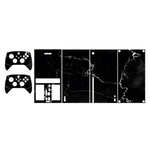 برچسب کنسول بازی Xbox series x طرح marble کد 2 مجموعه 5 عددی