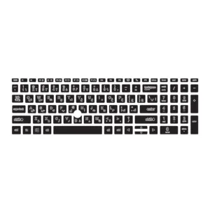 برچسب حروف فارسی کیبورد توییجین و موییجین مدل blck 01 مناسب برای لپ تاپ اچ پی elitebook 850 g5