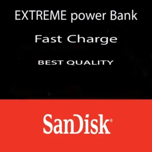 پاوربانک 22.5 وات سن دیسک مدل EXTREME ظرفیت 20000 میلی‌آمپرساعت