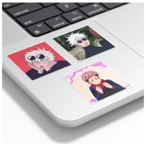 استیکر و برچسب گوفی مدل بامزه و کیوت انیمه جوجوتسو کایسن Jujutsu Kaisen Anime کد K16 مجموعه 8 عددی