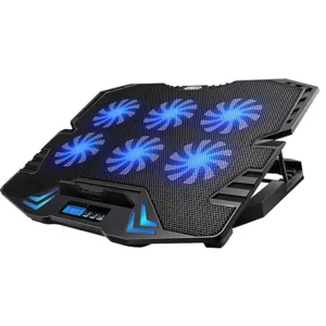 پایه خنک کننده لپ تاپ آیس کول مدل BLUE LIGHT6FAN کد GAMMING