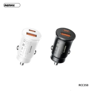 شارژر فندکی 30 وات ریمکس مدل RCC358-30W-PD+QC