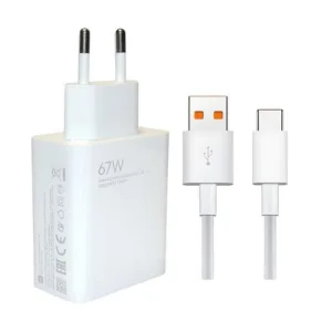 شارژر دیواری 67 وات مدل SUPER FAST به همراه کابل تبدیل USB-C