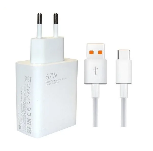 شارژر دیواری 67 وات مدل SUPER FAST به همراه کابل تبدیل USB-C