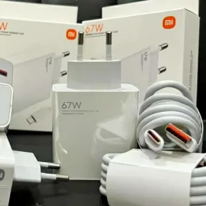 شارژر دیواری 67 وات مدل power adapter به همراه کابل تبدیل usb_c