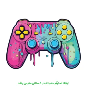 برچسب لپ تاپ پویا مارکت طرح گیمر کد 3958