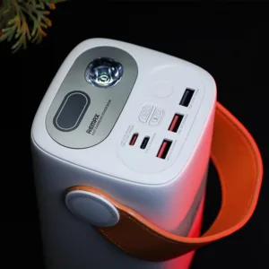 پاوربانک 27 وات ریمکس مدل rpp-123 ظرفیت 60000 میلیآمپرساعت