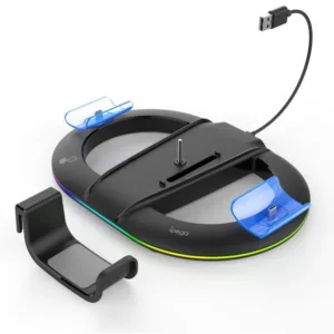 پایه شارژ و استند RGB پلی استیشن 5 اسلیم آی پگا مدل PG-P5S045