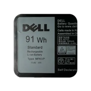 باتری لپتاپ 6 سلولی دل مدل MFKVP مناسب برای Dell Precision 15 7510