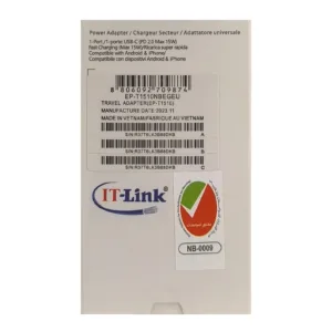 شارژر دیواری 15 وات آی تی لینک مدل T1510