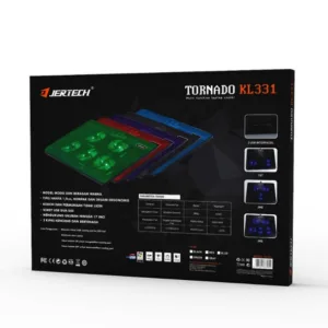 پایه خنک کننده لپ تاپ جرتک مدل TORNADO KL331