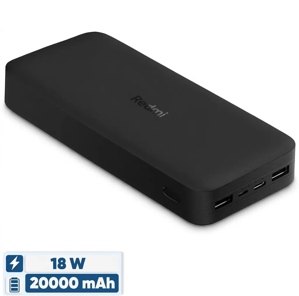پاوربانک وات مدل Redmi PB200LZM ظرفیت 20000 میلی آمپر ساعت