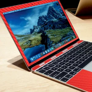 برچسب پوششی ماهوت مدل Red Carbon مناسب برای لپ تاپ Macbook 12inch Retina