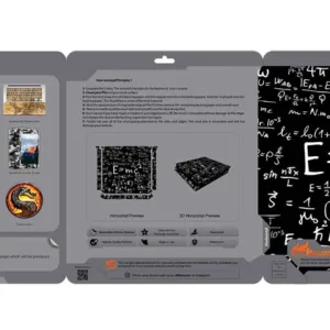 برچسب افقی پلی استیشن 4 اسلیم ونسونی طرح Emc2
