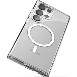 کاور مگ سیف مدل clear مناسب برای گوشی موبایل سامسونگ Galaxy S24 Ultra
