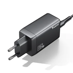 شارژر دیواری 65 وات 3 پورت تراسمی مدل CH05-047 Super Fast Charge PD 65W GaN به همراه کابل USB-C"