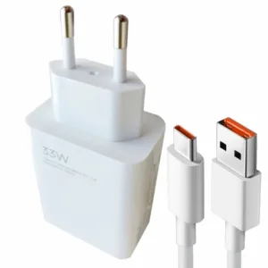 شارژر دیواری 33 وات توربو مدل Note 12 به همراه کابل تبدیلUSB-C