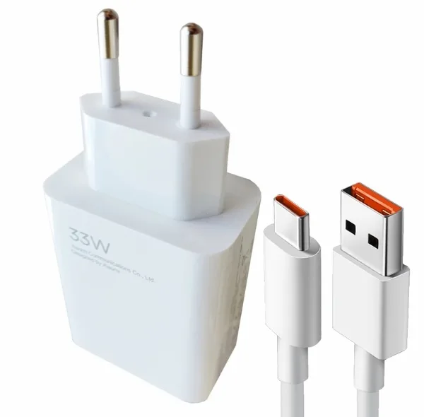 شارژر دیواری 33 وات مدل Note 11 به همراه کابل تبدیل USB-C
