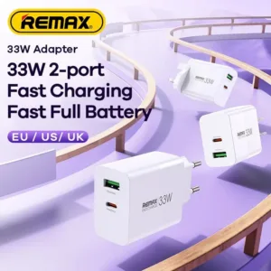 شارژر دیواری 33 وات ریمکس مدل U122