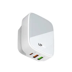 شارژر دیواری 32 وات الدینیو مدل Q334 به همراه کابل USB-C