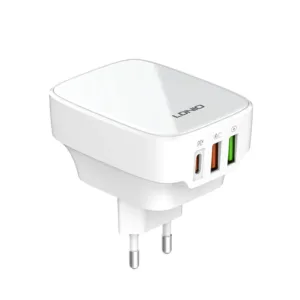 شارژر دیواری 32 وات الدینیو مدل Q334 به همراه کابل USB-C